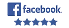 Bei Peppino Würzburg Facebook-Logo mit fünf Bewertungssternen als Hinweis auf Empfehlungen und Social Proof