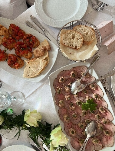 Antipasti im traditionellen italienischen Restaurant Bei Peppino in Würzburg