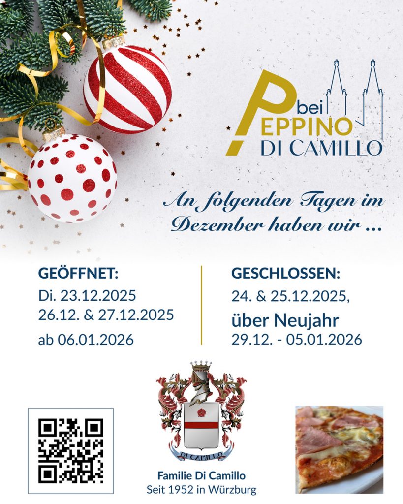 Öffnungzeiten Bei Peppino Weihnachten